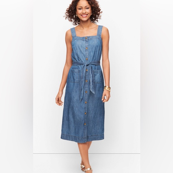 Talbots Dresses & Skirts - Talbots Denim Dress Size 16